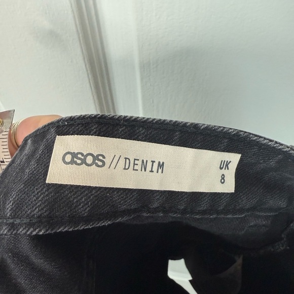 ASOS Black High Waist Shorts - Picture 8 of 8